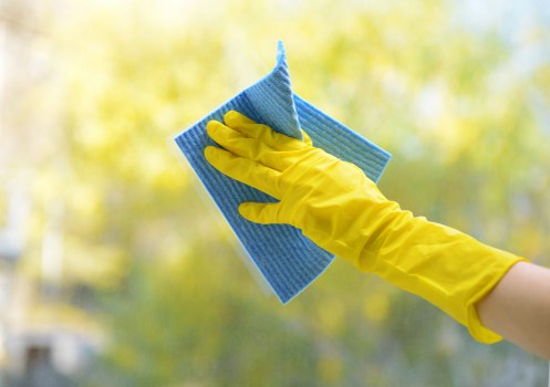 Cleaning dust and debris after renovation in a Stockwell property