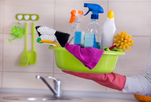 Professional post-construction cleaning in a Stockwell home