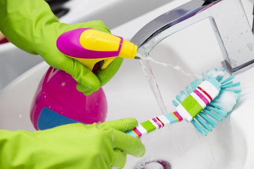 Upholstery cleaning for a corner sofa in South London
