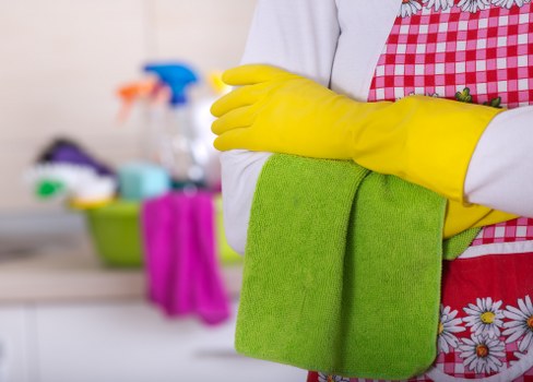 Domestic cleaning in a Stockwell apartment with compact spaces
