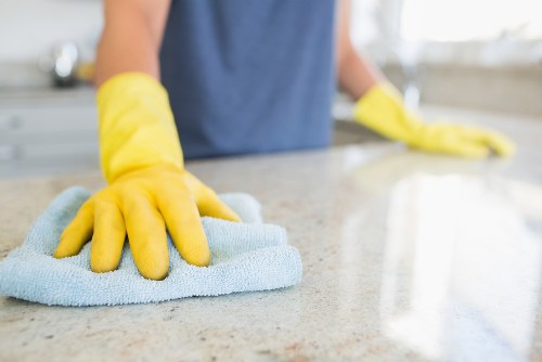 Cleaning drapes and window coverings in a Stockwell property